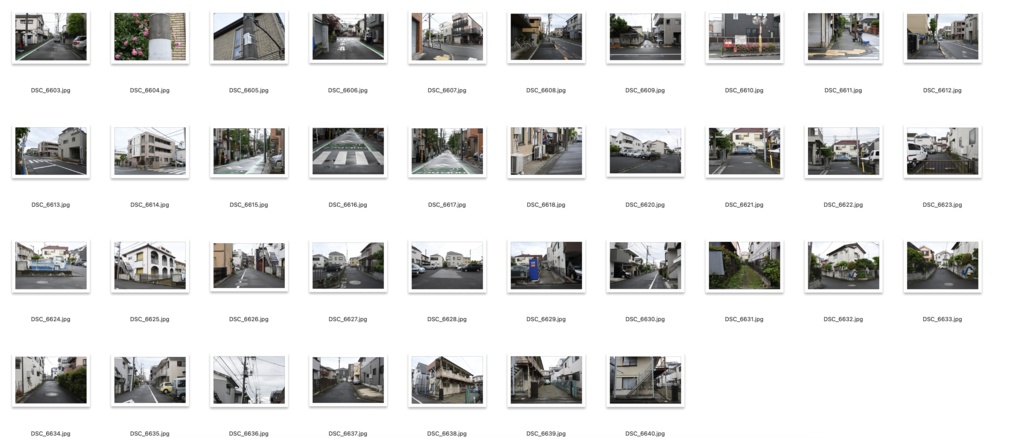 【背景資料画像】住宅街2