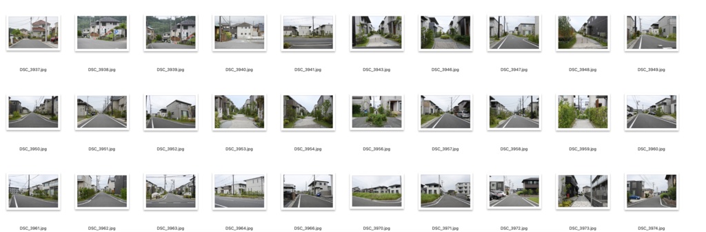 【背景資料画像】住宅街2