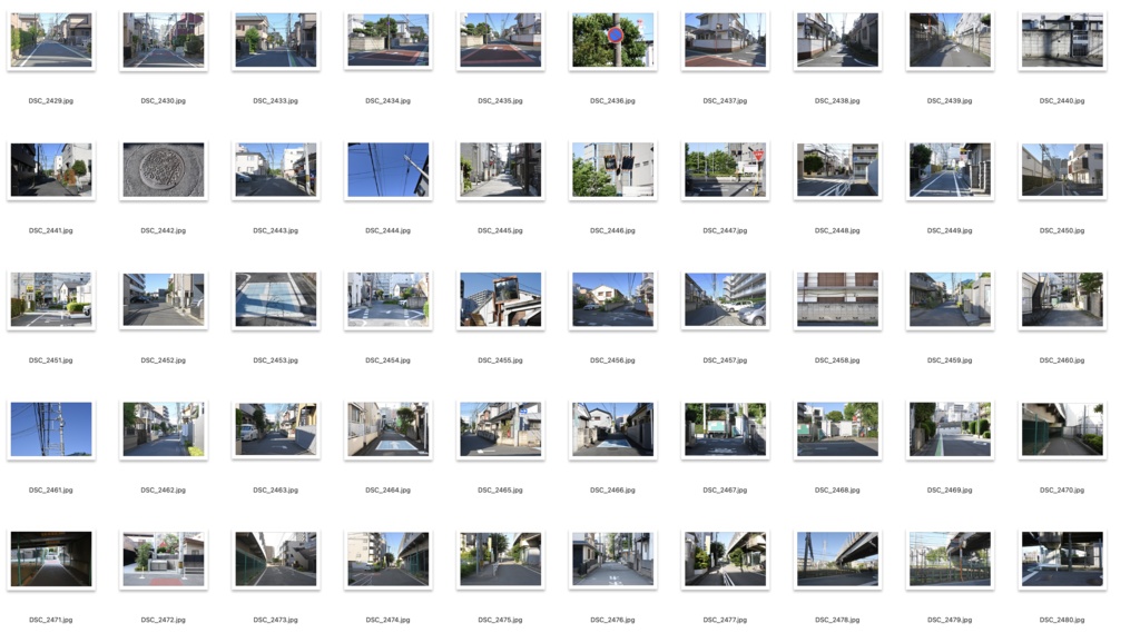 【背景資料画像】住宅街2