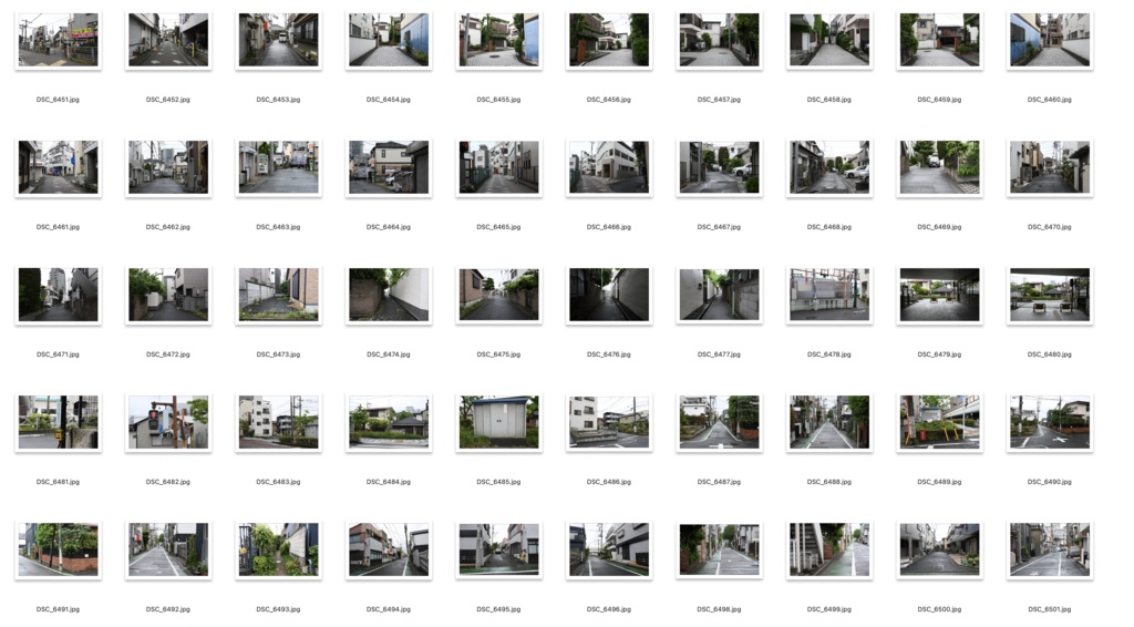 【背景資料画像】住宅街2