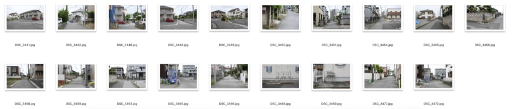 【背景資料画像】住宅街2