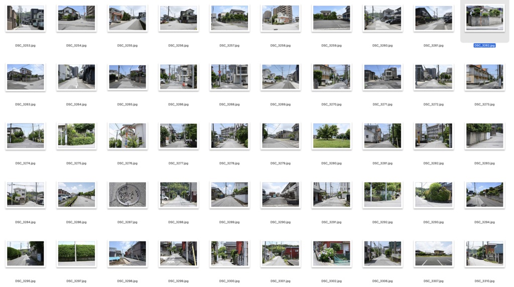 【背景資料画像】住宅街2