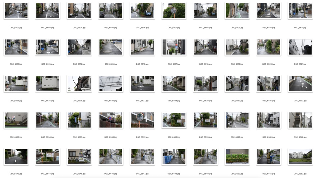 【背景資料画像】住宅街2