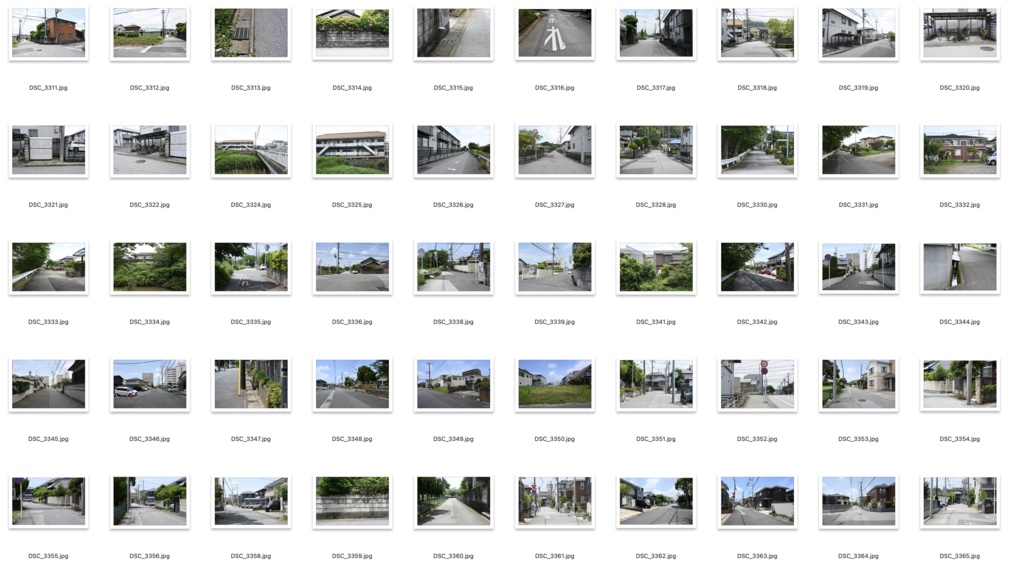 【背景資料画像】住宅街2