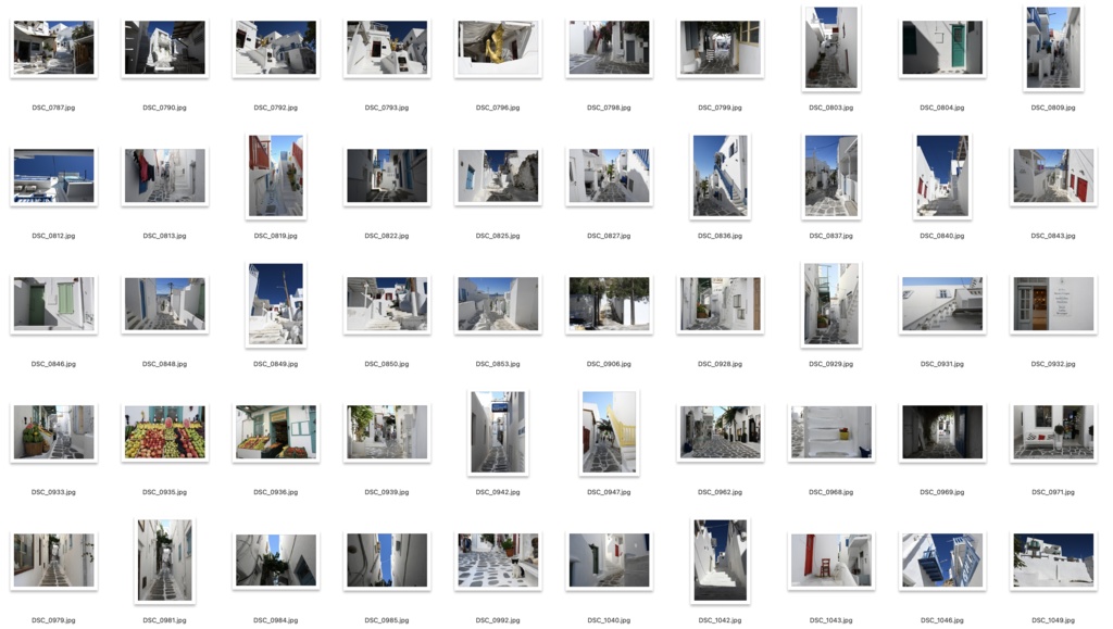 【背景資料画像】青と白の街ミコノス島〜エーゲ海に浮かぶ島1