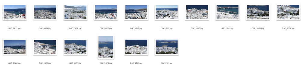 【背景資料画像】青と白の街ミコノス島〜エーゲ海に浮かぶ島1