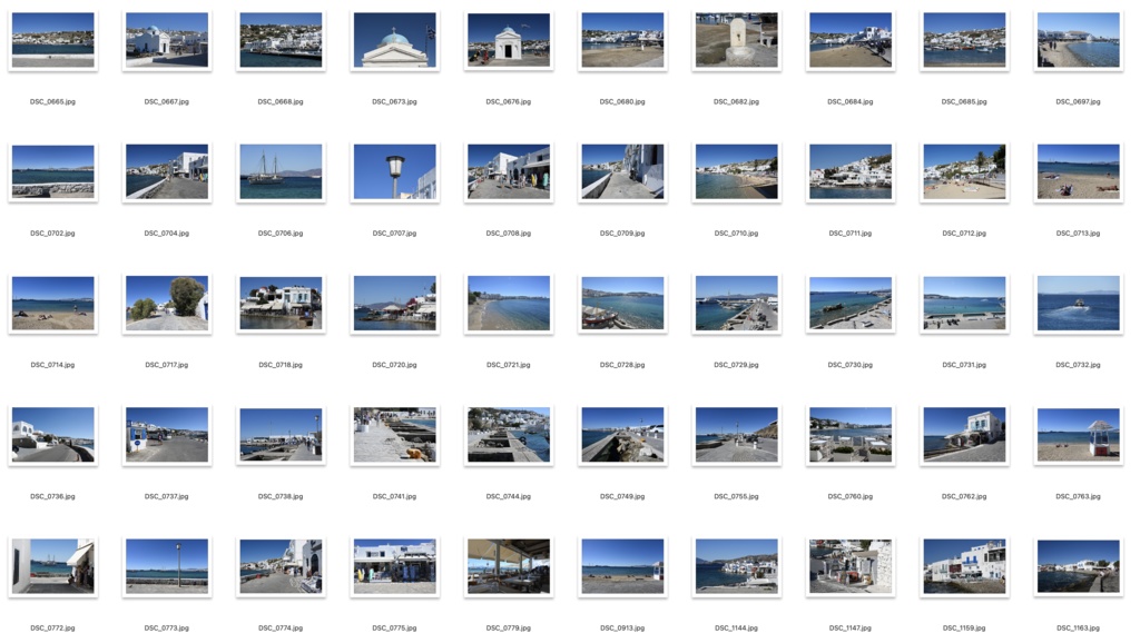 【背景資料画像】青と白の街ミコノス島〜エーゲ海に浮かぶ島1