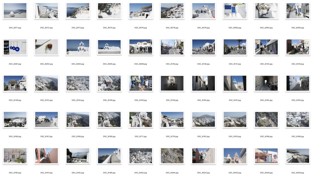 【背景資料画像】サントリーニ島の街並み〜エーゲ海に浮かぶ島2