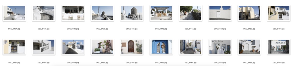 【背景資料画像】サントリーニ島の街並み〜エーゲ海に浮かぶ島2