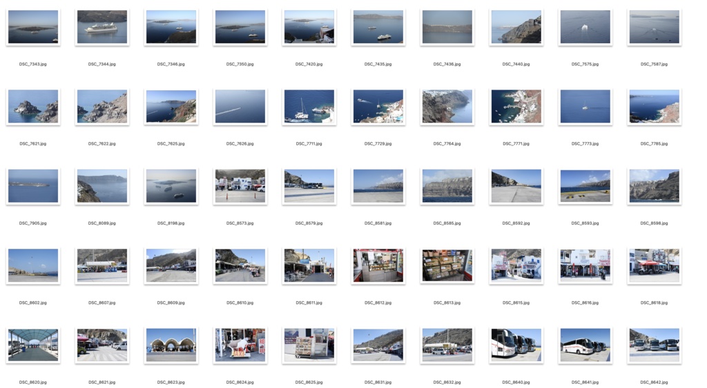 【背景資料画像】サントリーニ島の街並み〜エーゲ海に浮かぶ島2