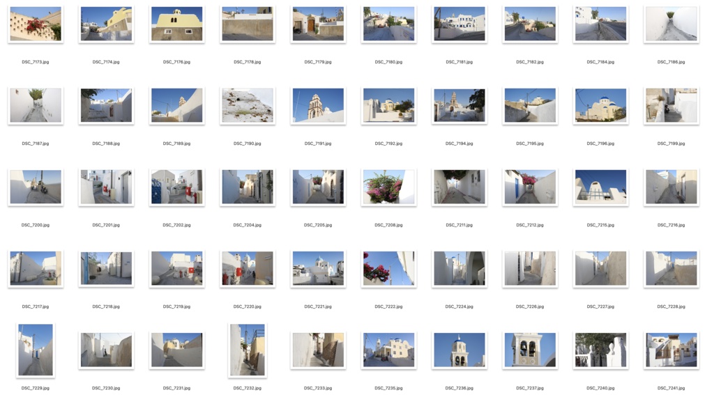 【背景資料画像】サントリーニ島の街並み〜エーゲ海に浮かぶ島2