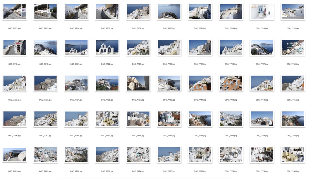 【背景資料画像】サントリーニ島の街並み〜エーゲ海に浮かぶ島2