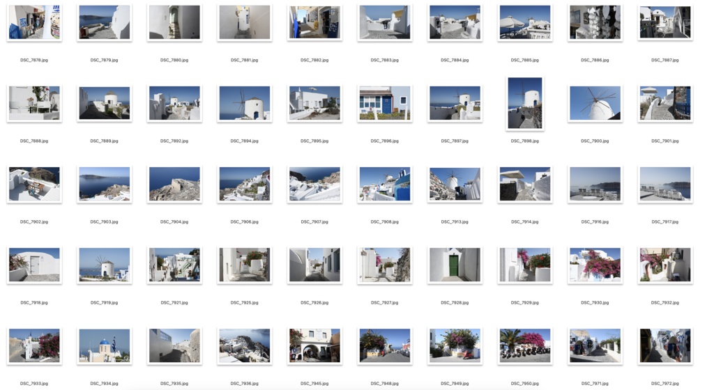 【背景資料画像】サントリーニ島の街並み〜エーゲ海に浮かぶ島2