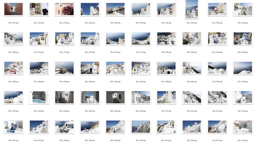 【背景資料画像】サントリーニ島の街並み〜エーゲ海に浮かぶ島2