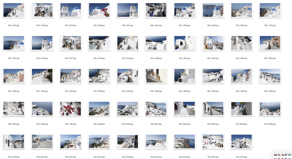 【背景資料画像】サントリーニ島の街並み〜エーゲ海に浮かぶ島2