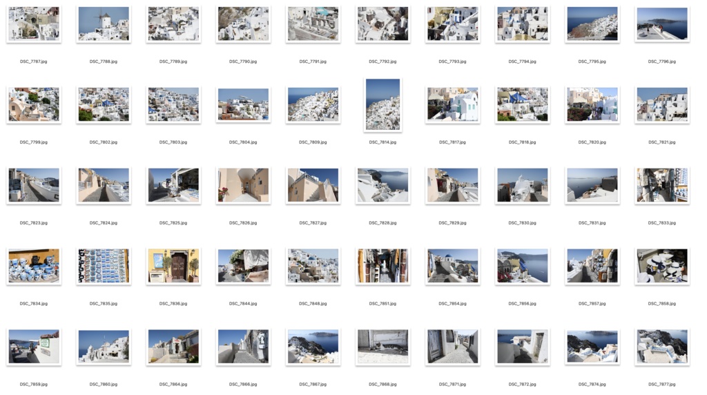 【背景資料画像】サントリーニ島の街並み〜エーゲ海に浮かぶ島2