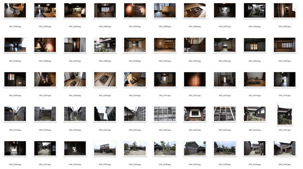 【背景資料画像】宿場町〜妻籠宿・馬籠宿・奈良井宿・関宿・大内宿