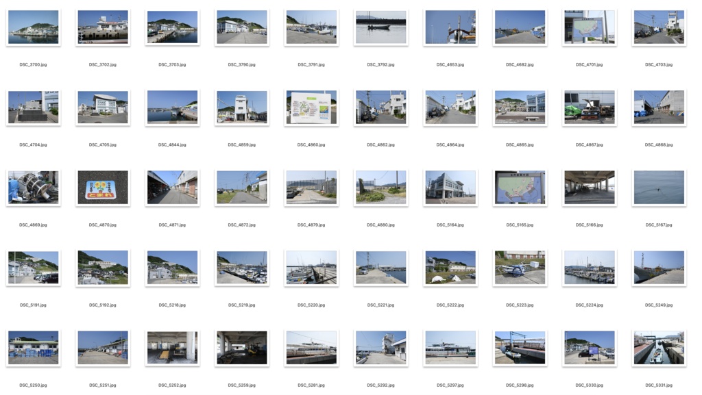 【背景資料画像】玄界島の猫と街並み