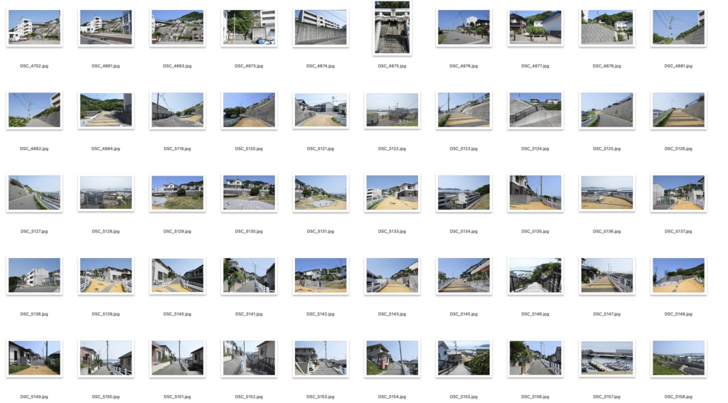 【背景資料画像】玄界島の猫と街並み