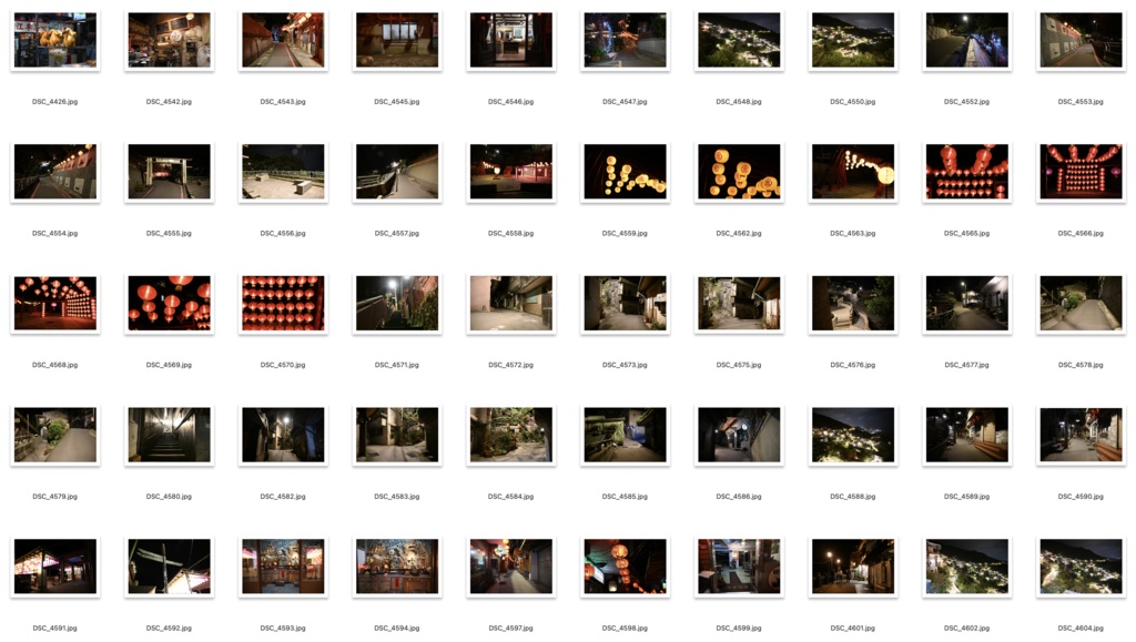 【背景資料画像】台湾九份〜台湾の古い街並み1