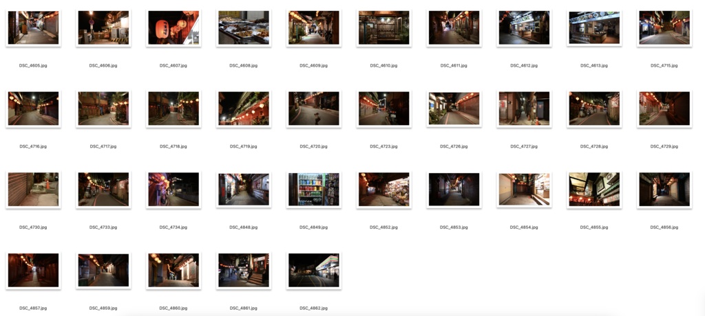 【背景資料画像】台湾九份〜台湾の古い街並み1
