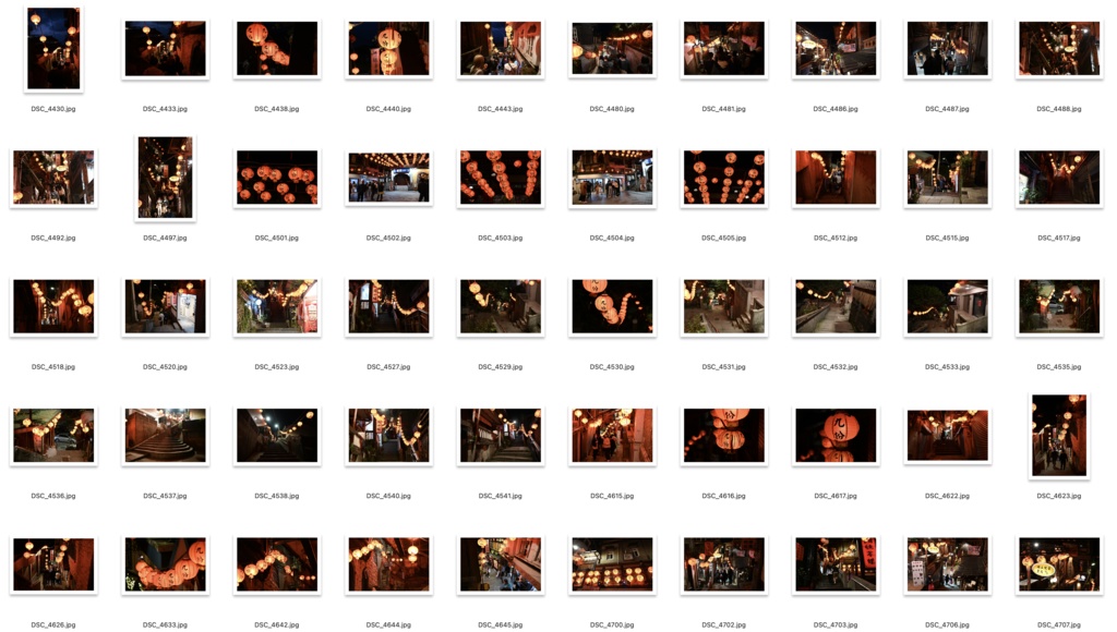 【背景資料画像】台湾九份〜台湾の古い街並み1