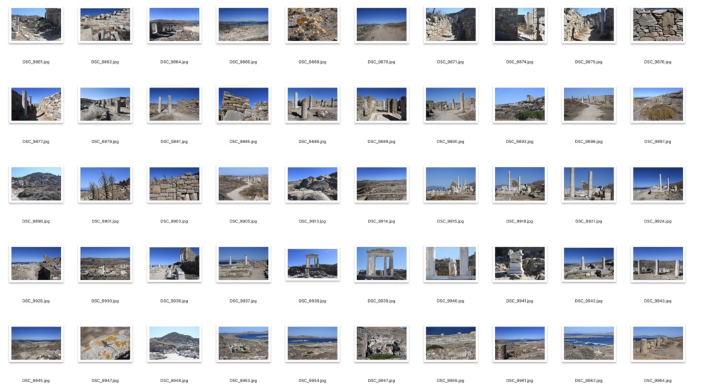 【背景資料画像】アテネ&デロス島の神殿遺跡〜ギリシャの世界遺産