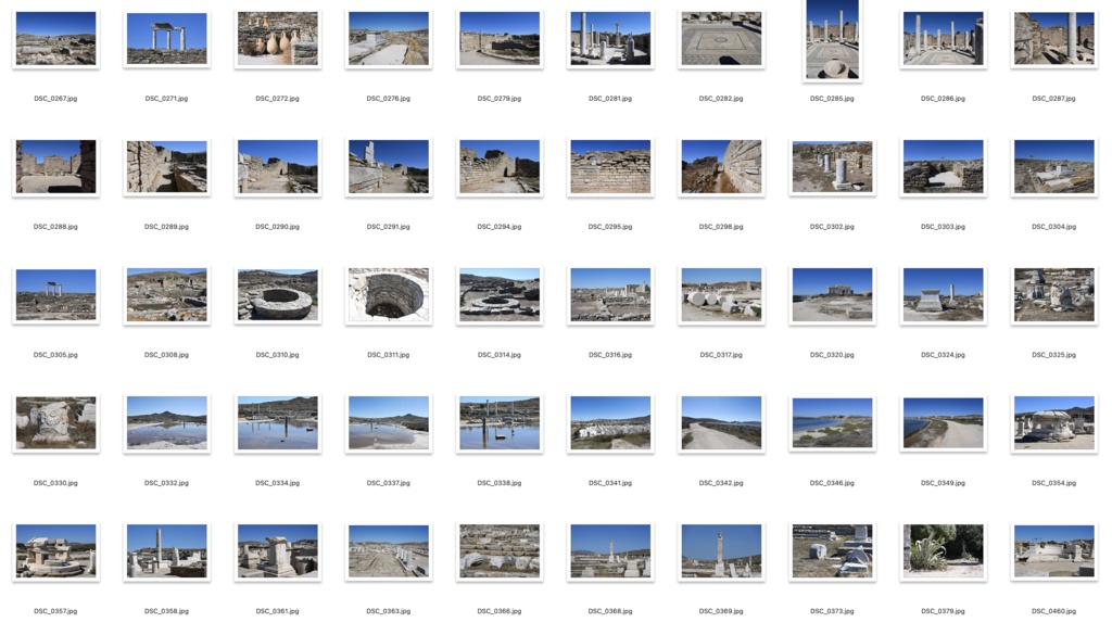 【背景資料画像】アテネ&デロス島の神殿遺跡〜ギリシャの世界遺産