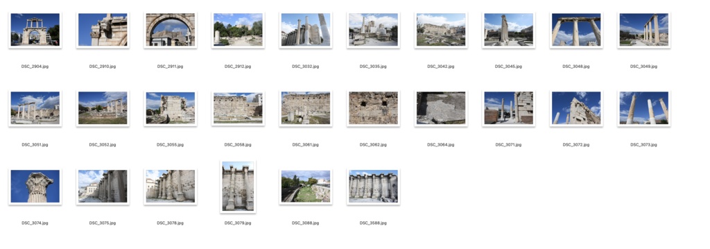 【背景資料画像】アテネ&デロス島の神殿遺跡〜ギリシャの世界遺産