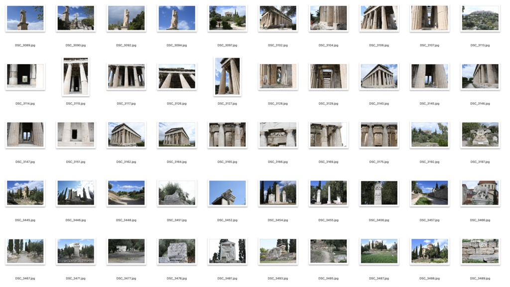 【背景資料画像】アテネ&デロス島の神殿遺跡〜ギリシャの世界遺産