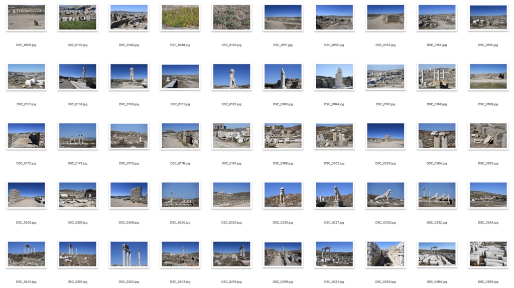 【背景資料画像】アテネ&デロス島の神殿遺跡〜ギリシャの世界遺産