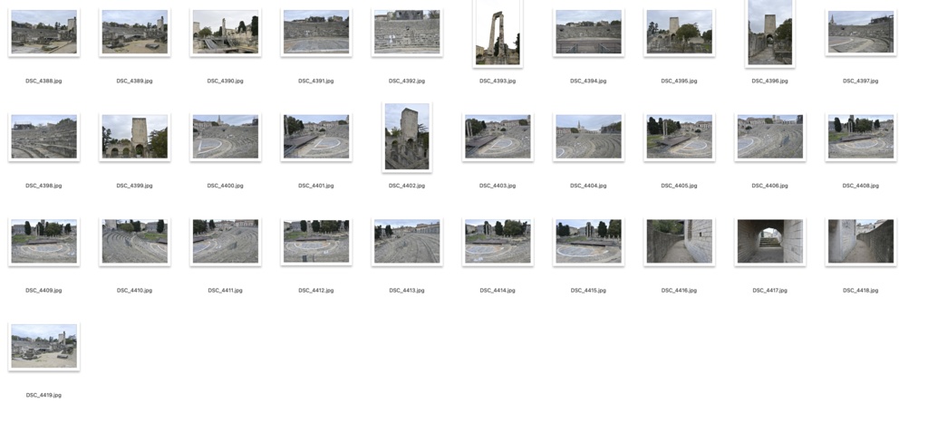【背景資料画像】フランス・アヴィニョンの街並みと南仏のローマ遺跡