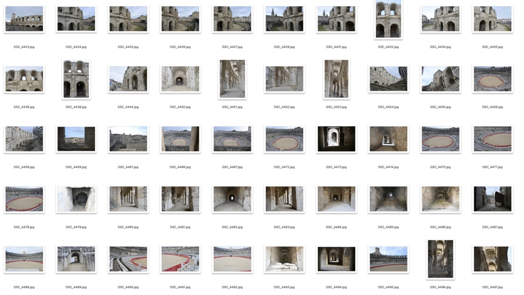 【背景資料画像】フランス・アヴィニョンの街並みと南仏のローマ遺跡