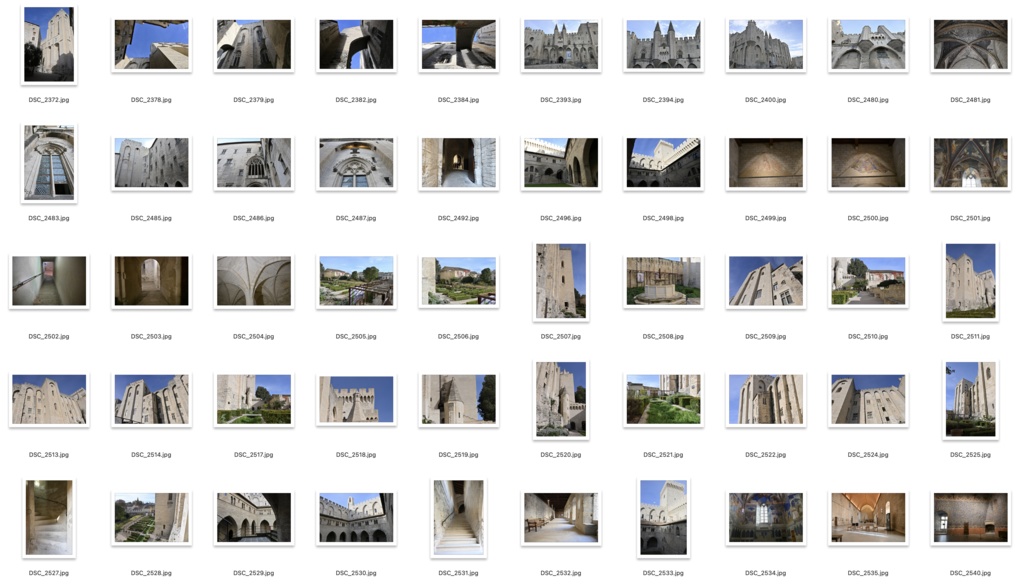 【背景資料画像】フランス・アヴィニョンの街並みと南仏のローマ遺跡