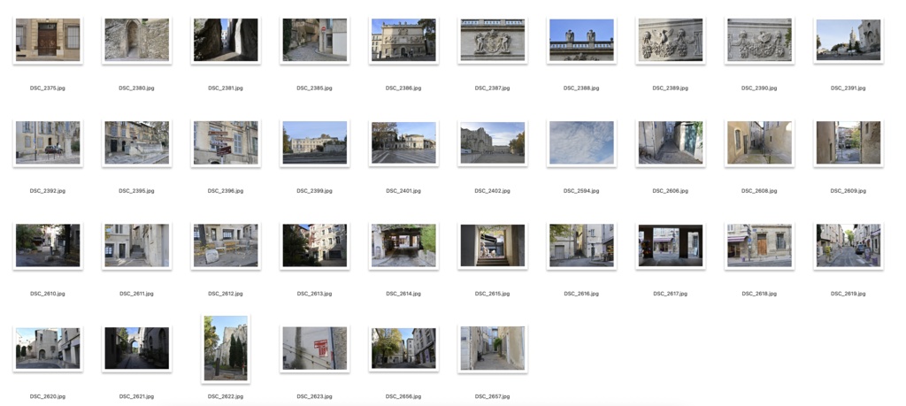 【背景資料画像】フランス・アヴィニョンの街並みと南仏のローマ遺跡