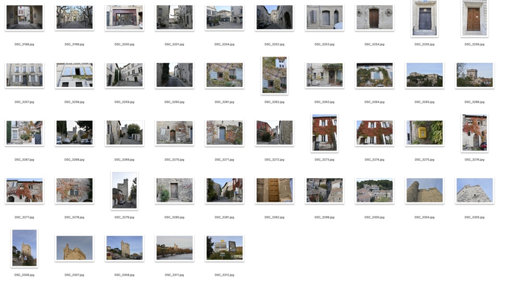 【背景資料画像】フランス・アヴィニョンの街並みと南仏のローマ遺跡