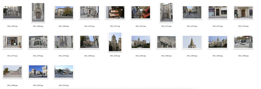 【背景資料画像】フランス・アヴィニョンの街並みと南仏のローマ遺跡