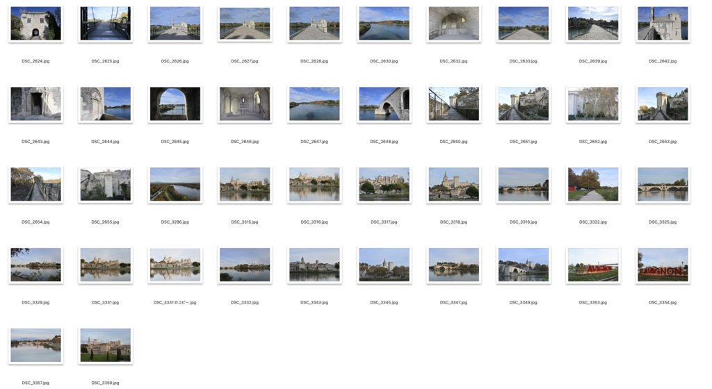 【背景資料画像】フランス・アヴィニョンの街並みと南仏のローマ遺跡