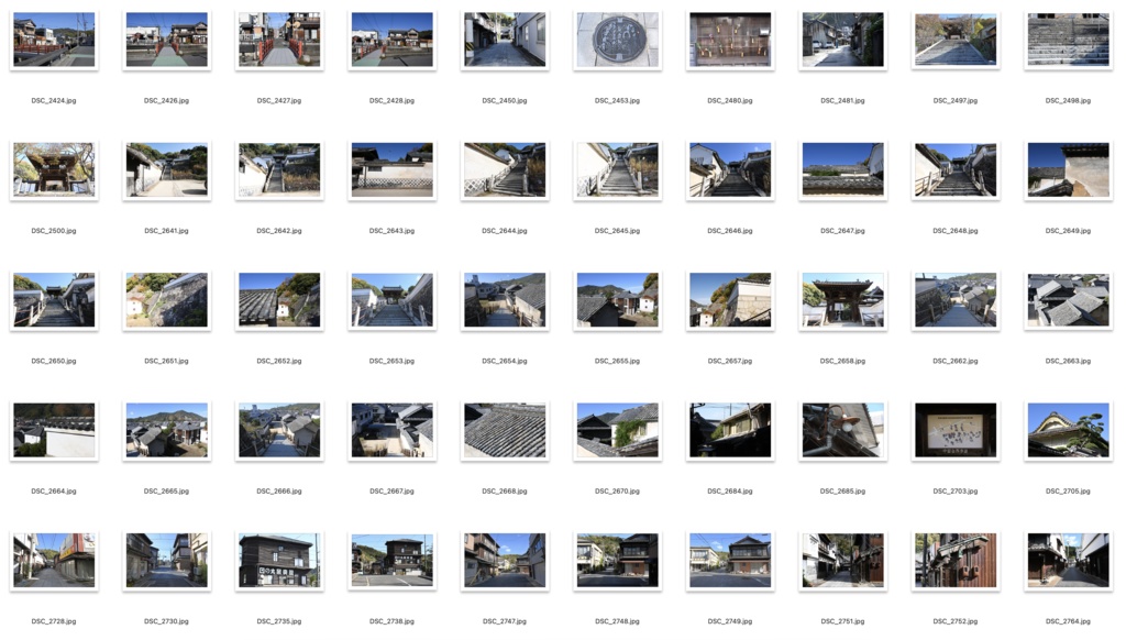 【背景資料画像】江戸時代の面影が残る街並み:広島竹原・御手洗