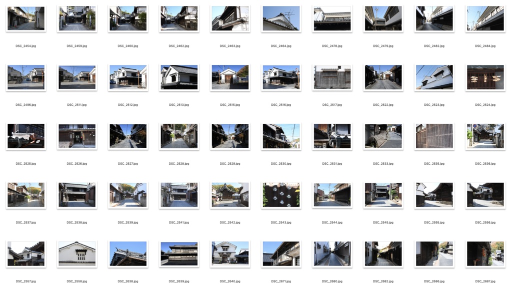 【背景資料画像】江戸時代の面影が残る街並み:広島竹原・御手洗