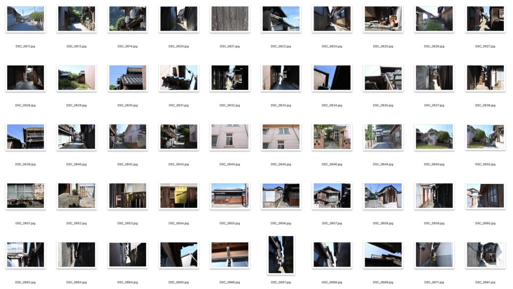 【背景資料画像】江戸時代の面影が残る街並み:広島竹原・御手洗