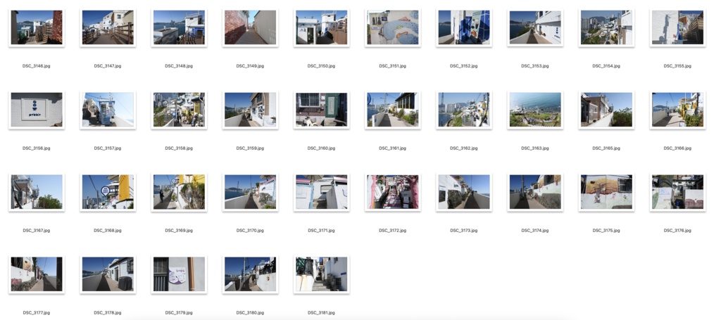 【背景資料画像】韓国1釜山:甘川村、白瀬村、虎川村