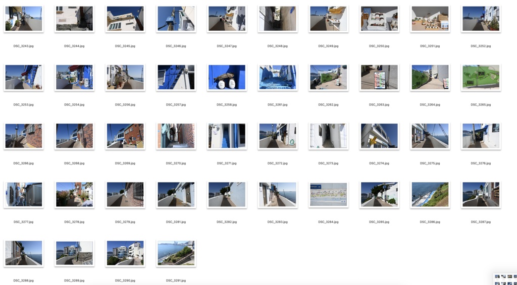 【背景資料画像】韓国1釜山:甘川村、白瀬村、虎川村