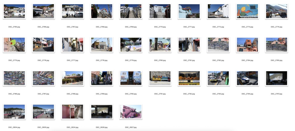 【背景資料画像】韓国1釜山:甘川村、白瀬村、虎川村