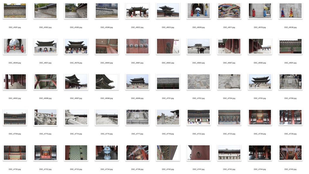 【背景資料画像】宮殿・城1韓国編:水原華城・華城行宮・景福宮