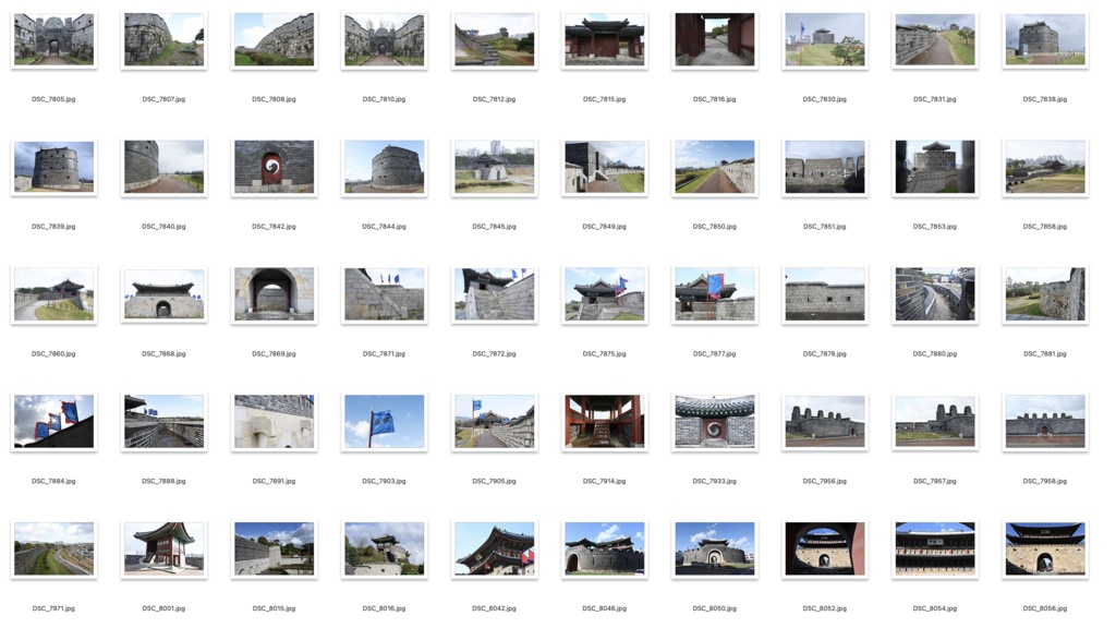 【背景資料画像】宮殿・城1韓国編:水原華城・華城行宮・景福宮