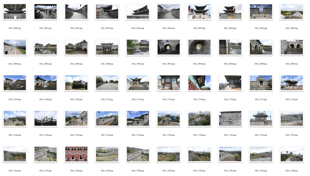 【背景資料画像】宮殿・城1韓国編:水原華城・華城行宮・景福宮