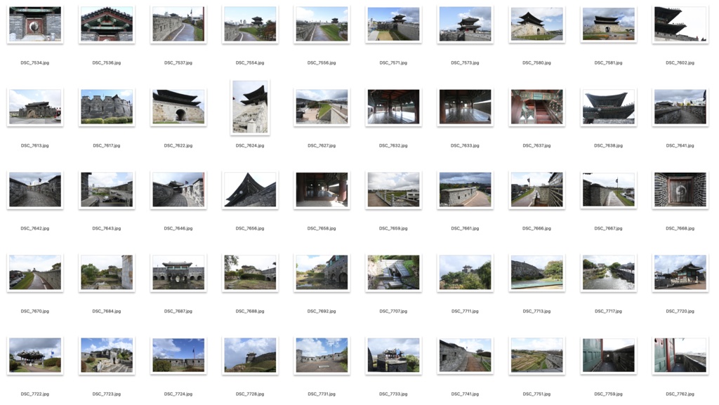 【背景資料画像】宮殿・城1韓国編:水原華城・華城行宮・景福宮