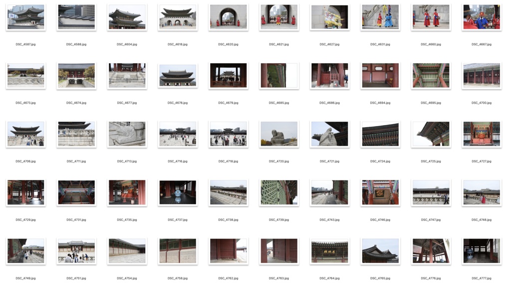 【背景資料画像】宮殿・城1韓国編:水原華城・華城行宮・景福宮