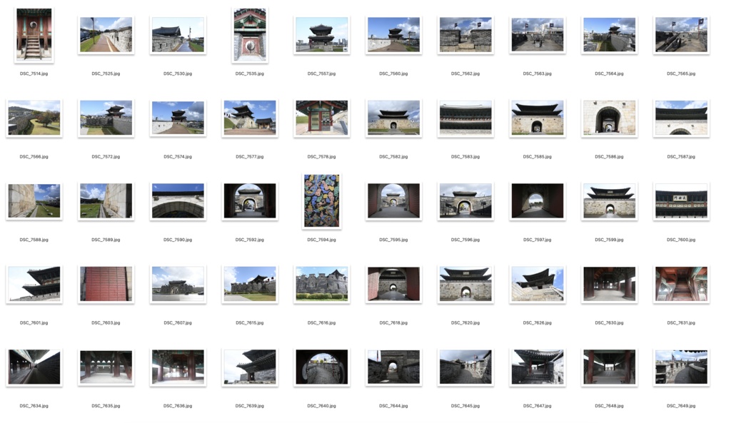 【背景資料画像】宮殿・城1韓国編:水原華城・華城行宮・景福宮